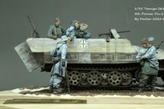 1/35 警戒中的小憩——田宫 Sd.Kfz.251/1 Ausf.D及兵人