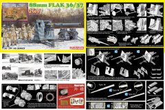 【威龙 6923】1/35 德国88mm FlaK 36/37高射炮2in1开盒评