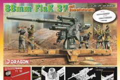 【威龙 6523】1/35 德国88mm Flak37高射炮 临时炮架 再版单