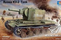 【小号手 00312】1/35 KV-2重型坦克开盒评测