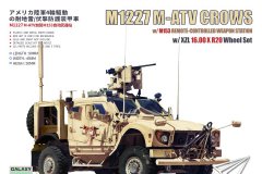 【T-MODEL GH72A06】1/72 M1227 M-ATV防雷车加装乌鸦武器站开盒评测