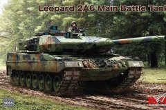 【麦田 RM-5065】1/35 豹2A6主战坦克开盒评测