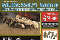 【威龙 6966】1/35 Sd.Kfz.251/1 Ausf.C陆地斯图卡开盒评测