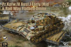 【边境 BT-025】新品：1/35 四号坦克J初期/中期型2in1