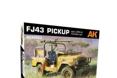 【AK AK35003】新品：1/35 FJ43皮卡附SPG-9无后坐力炮