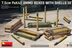 【MINIART 35398】新品：1/35 7.5cm PaK40弹药箱