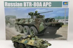 小号手1/35 俄BTR-80A装甲输送车
