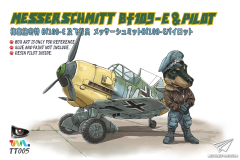 【T-MODEL TT005】新品：Q版Bf109-E