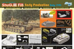 【威龙 6620】1/35 德国三号突击炮F/8型早期型意大利1943再版单