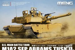 【MENG 72-003】新品：1/72 M1A2 SEP“艾布拉姆斯”TUSK II主战坦克