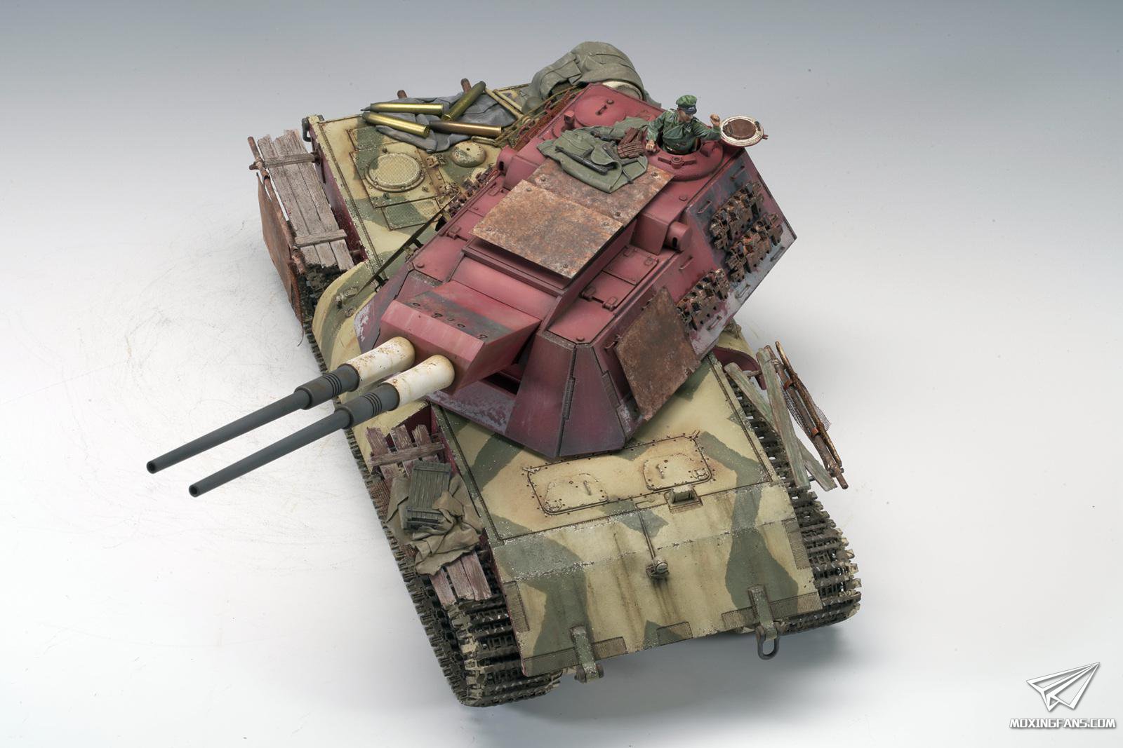 【3D坦克装甲车辆】双管四履带“天启”坦克_宝藏猎人-站酷ZCOOL