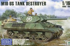 【ANDY'SHOBBY】新品：1/16 M10坦克歼击车系列