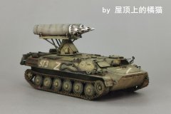 缴获版面条萝卜斯基80mm火箭弹发射车