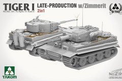 【TAKOM 2199】新品：1/35 虎式坦克后期型附防磁装甲