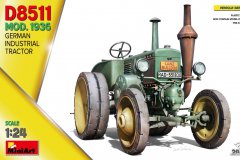 【MINIART 24005】新品：1/24 D8511工业拖拉机 MOD1936