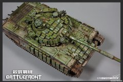 杀戮地带1/72 T-72B 超写实样品