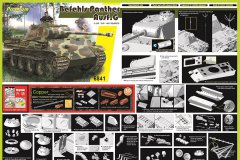 【威龙 6841】新品：1/35 豹式坦克G 指挥型 (精装版)