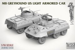 【ANDY'SHOBBY AHHQ-008】新品：1/16 M8灰狗轻型装甲车