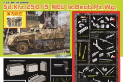 【威龙 6636】新品：1/35 Sd.Kfz.250/5 半履带轻型炮兵观测车NEU型精装版