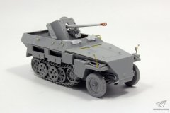 【威龙 6884】1/35 SD.KFZ.250 NEU 5CM PAK 38反坦克炮型素组评测