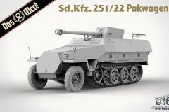 【DAS-WERK DW16022】新品：1/16 Sd.Kfz. 251/22半履带车