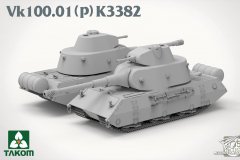 【TAKOM 2187】新品：1/35 Vk100.01(p) K3382重型坦克