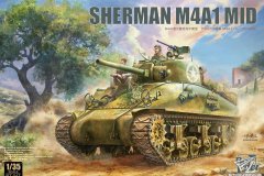 【边境 BT-047】1/35 M4A1谢尔曼坦克中期型开盒评测