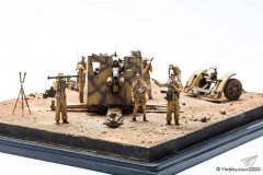 北非战场 8.8cm FLAK 18火炮