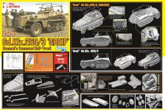 [威龙 6911]1/35 Sd.Kfz.250/3 狮鹫隆美尔半履带装甲指挥车特惠再版单