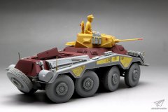 【威龙 6696】1/35 Sd.Kfz.234/2 8轮重型装甲侦查车装载山猫炮塔素组测评