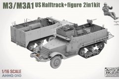 [ANDY'SHOBBY AHHQ-010]新品：1/16 M3/M3A1半履带车
