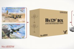 [TAKOM 48001W]新品：1/48 Hs 129攻击机套装