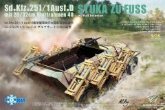 [雪人 SP-8004]新品：1/35 Sd.Kfz.251/1 D型半履带自行火箭炮