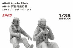 [雪人 SG-8001]新品：1/35 AH-64阿帕奇飞行员组