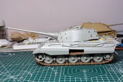 [小号手 84531] 1/35 虎王H重型坦克 素组欣赏