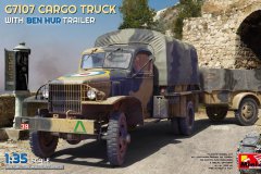 [MINIART 35372]新品：1/35 G7107 1.5T 4X4货运卡车附拖车
