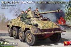 [MINIART 53014]新品：1/35 Sd.Kfz.234/4装甲附乘员