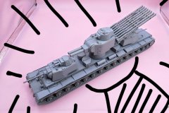 [重坦侠]新品：1/35 KV6陆地巡洋舰树脂模型