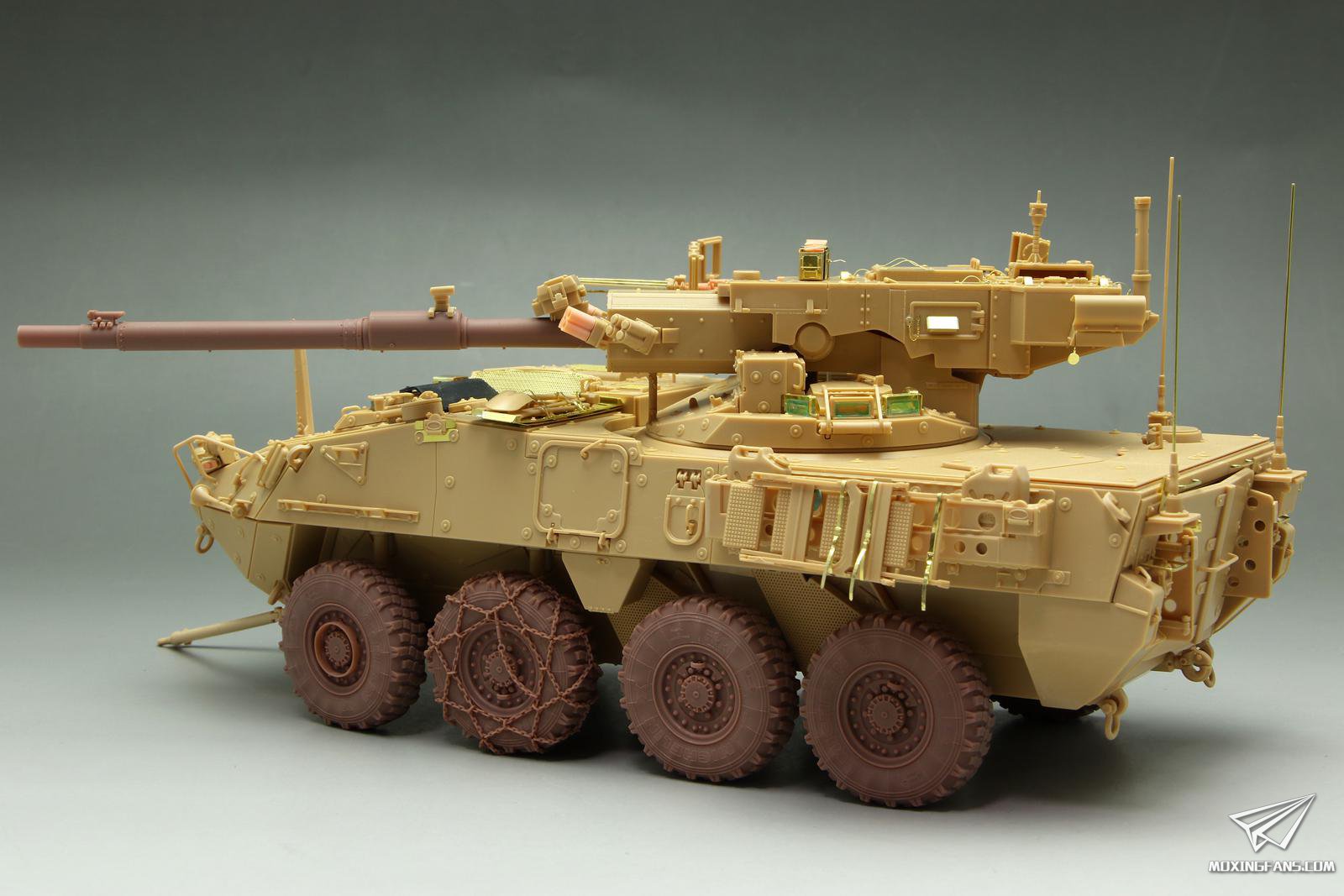 [麦田 RM-5148]1/35 M1128斯崔克机动火炮系统素组测评