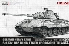 [MENG 72-010]新品：1/72 Sd.Kfz.182虎王坦克保时捷炮塔型