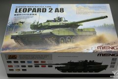 [MENG TS-057]1/35 豹2A8主战坦克开盒测评