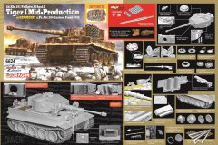 [威龙 6624]1/35 虎I坦克中期型506重装甲营东线1944再版单