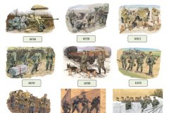 [威龙]1/35 经典士兵兵人组套件再版单