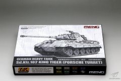 [MENG 72-010]1/72 Sd.Kfz.182虎王坦克保时捷炮塔型测评