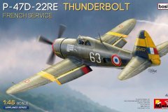 [MINIART 48047]新品：1/48 P-47D-22RE雷电战斗机法国版