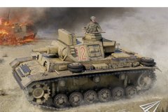 [小号手 00957]新品：1/16 三号坦克N型突尼斯