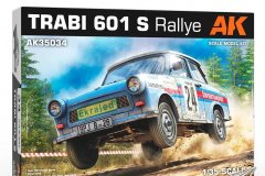 [AK AK35034]新品：1/35 TRABI 601S 拉力赛车