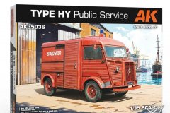 [AK AK35036]新品：1/35 HY型公益服务厢式货车