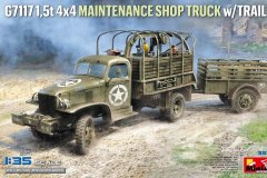 [MINIART 35498]新品：1/35 G7117维修卡车附拖车