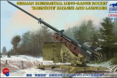 [威骏 CB35048]1/35 莱茵信使地对地战术导弹开盒评测